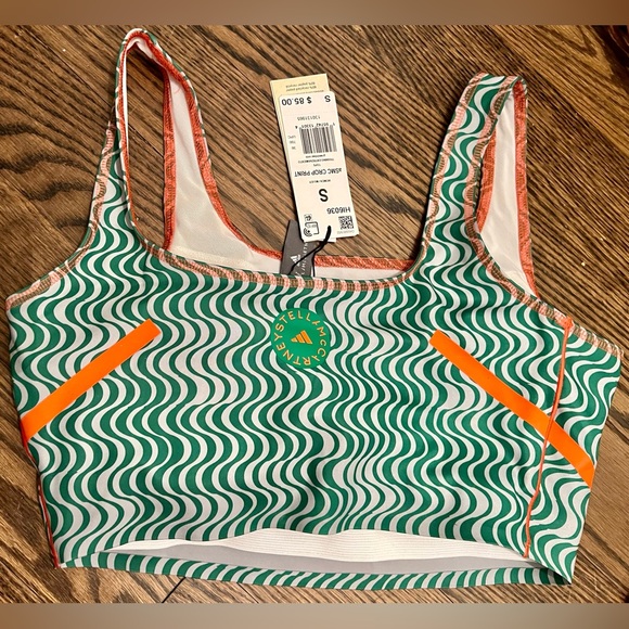 NWT Adidas by Stella McCartney Truepurpose Printed Green / Clear Onix Set - Picture 7 of 13